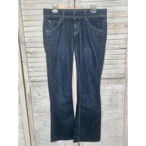 HUDSON Bootcut Dark Wash Jeans Size 29 - Picture 1 of 9